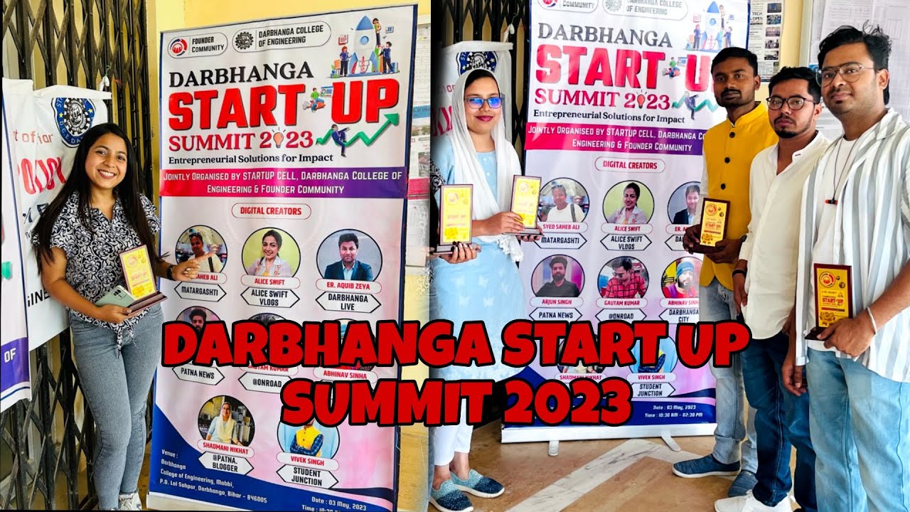 DARBHANGA START-UP SUMMIT 2023 | ALICE SWIFT VLOGS