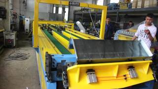 Nanjing Byfo air conditioning rectangular HVAC duct auto line V, air duct manufacturing auto line 5