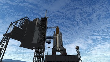 Flying A Realistic Space Shuttle In Kerbal Space Program!