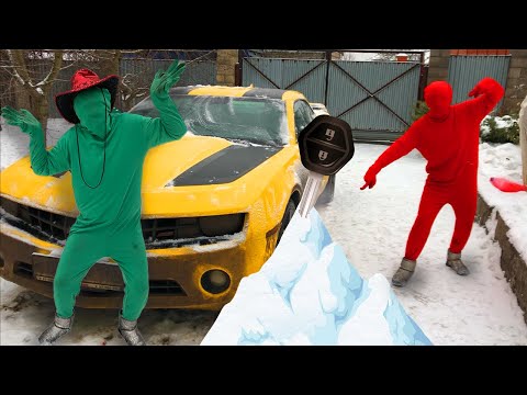 Green Man on Camaro HID Car Key VS JANITOR Red Man stole Car 13+