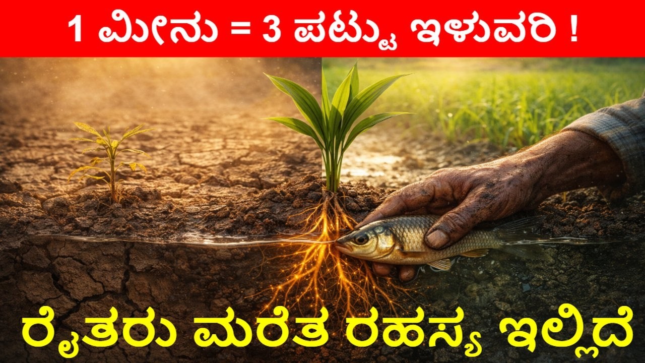 ರೈತರೇ , ಮೀನು ಮತ್ತು ಬೆಳೆ –ಮಧ್ಯೆ ಇರುವ ರಹಸ್ಯ ?  Organic Fish Fertilizer | Ancient farming methods INDIA