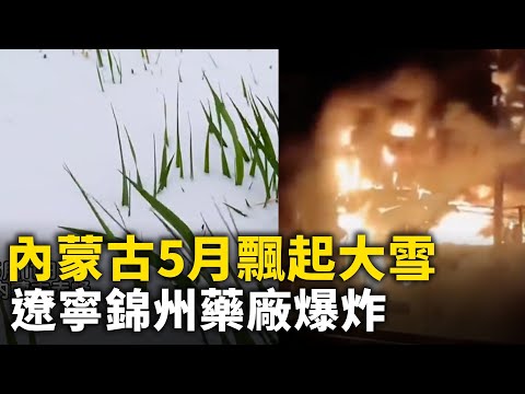 内蒙古5月飘起大雪！辽宁锦州药厂爆炸！绍兴地下电缆管道施工塌方！ 黑龙江齐齐哈尔 罚款创收 交警到农民地里查酒驾 ！南通车祸遇难女孩的外婆怒了：殡仪馆外拉横幅！网络视频