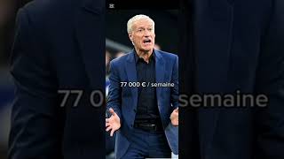 Le salaire de Didier Deshamp #football #entraineur #France #équipe de France #Didier Deshamp