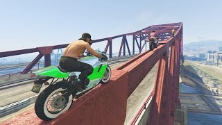 POR ENCIMA DEL PUENTE??! - CARRERA GTA V ONLINE - GTA 5 ONLINE