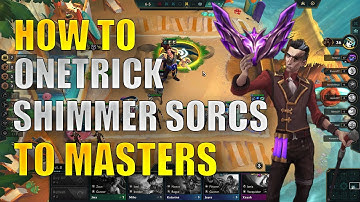 How to One-Trick the Shimmer Sorcs Build to Climb Ranked! | TFT Set 9.5 Sorcerer Comp Guide