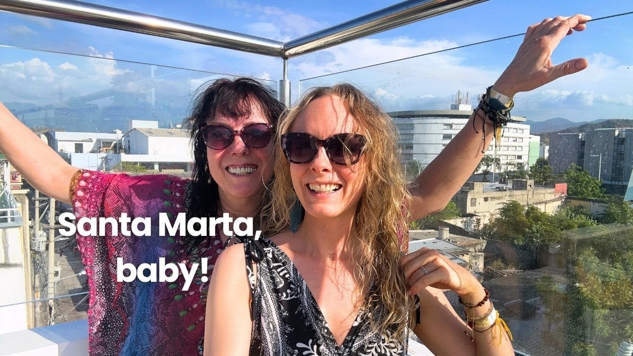 ¡Mi mamá alemana descubre la COSTA de Colombia! 🌊 Su primera vez en Santa Marta