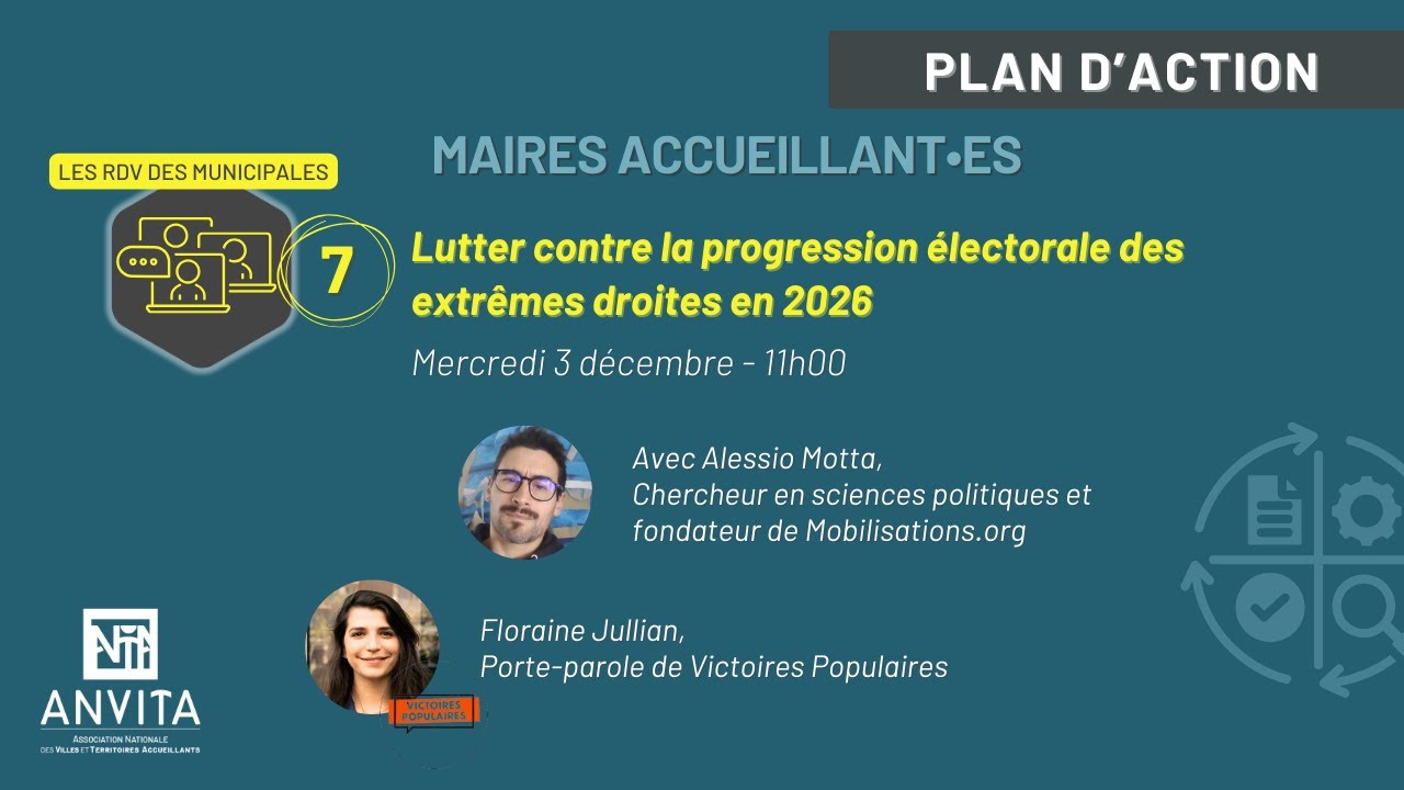 RDV des MUNICIPALES #7 - Lutter contre la progression électorale des extrêmes droites en 2026