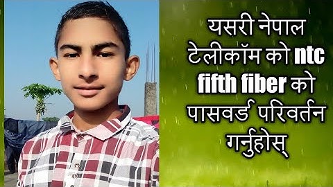 How to change Nepal Telecom Wi-Fi password from Android mobile