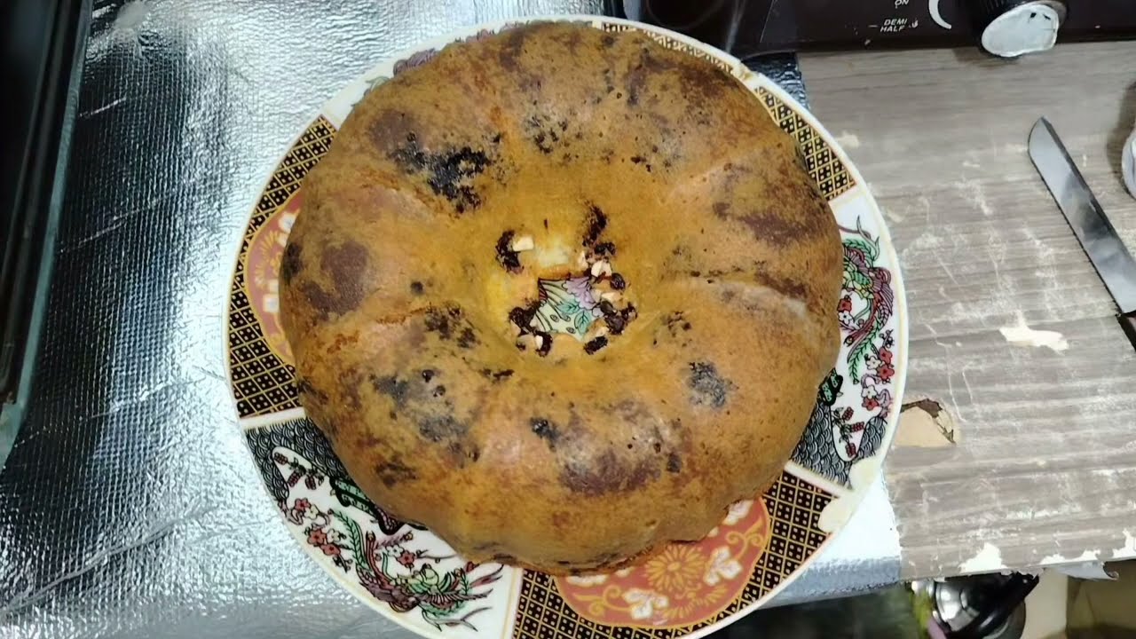 كيكة بالفواكه الجافة والشكلاطة. 🍫🌰