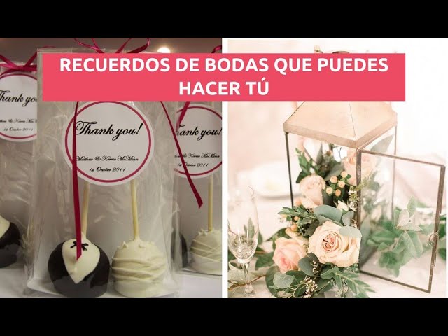 Los 10 mejores detalles de boda para 2023 ¡Ideas fáciles de hacer!