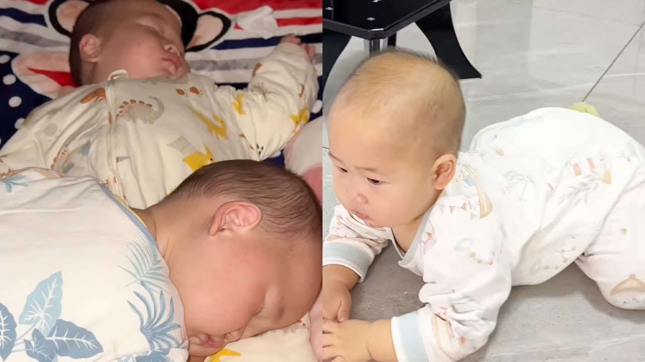 【超萌双胞胎】这一觉睡得可真累啊！【西西和柚柚呀】