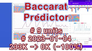 How to use the Baccarat Predictor App : 2023-01-04 screenshot 5