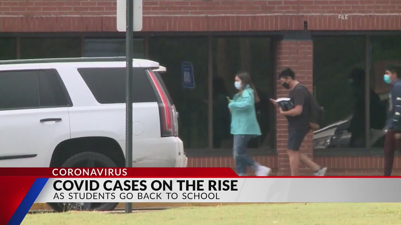 COVID cases on the rise as students return to school - YouTube