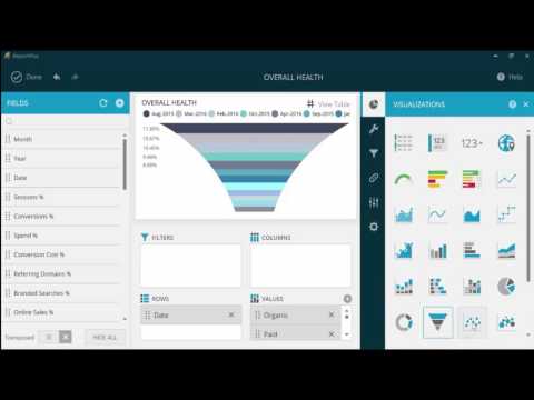 Edit a visualization with ReportPlus Desktop