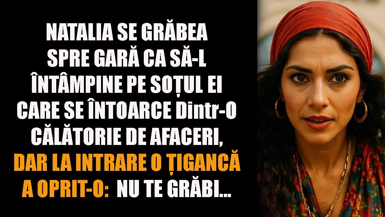 Natalia se grăbea spre gară ca să-l întâmpine pe soțul ei care se întorcea dintr-o călătorie...