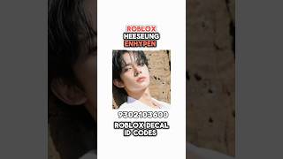 Roblox Heeseung enhypen pfp / decal icon id codes #kpop #roblox #royalehigh #robloxcodes #bloxburg