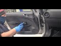 How to remove a 2006-2010 vauxhall or opel corsa front door card...