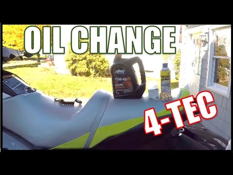 How To Change Oil For A Sea Doo GTI
