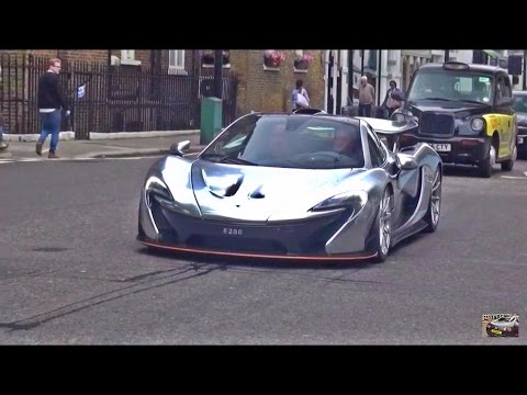 chrome mclaren p1 in race mode hits london youtube