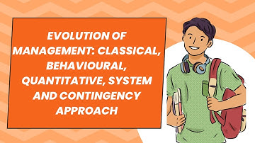 Evolution of Management: Classical, Behavioural, Quantitative, System and Contingency approach #bba