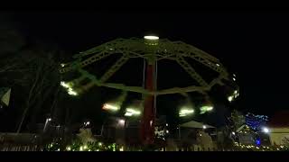 Zamperla Endeavour Sol Spin Off Ride - Kings Island - Copyright Free Footage