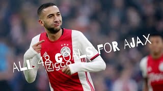 Hakim Ziyech all 48 Goals for Ajax