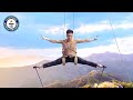 Most SPLITS on Interlocking Poles in One Minute | Guinness World Records