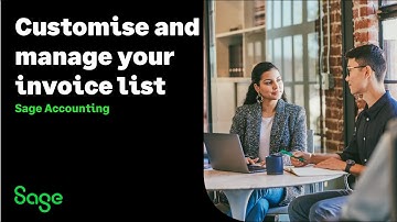 Sage Accounting (UK) - Customise and manage your sales invoice list