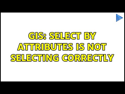 GIS: Select by