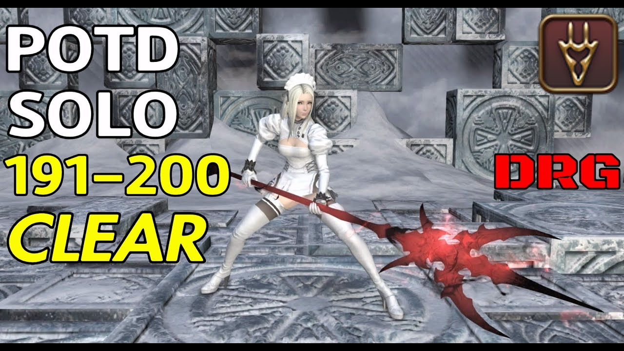 FFXIV Palace of the Dead Solo 191-200 CLEAR | Dragoon