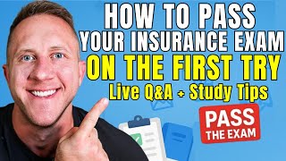 How To Pass Your Insurance Exam On The First Try