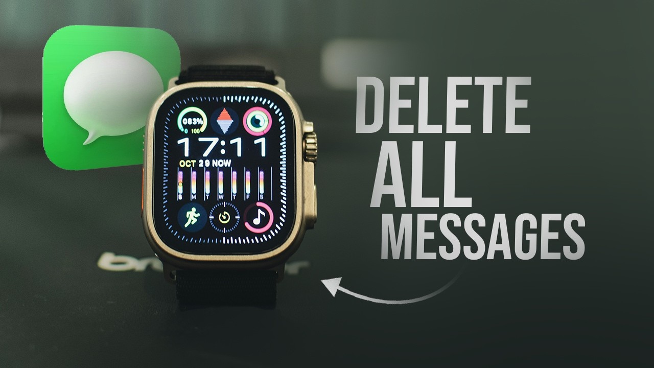 permanently delete delete messages off apple watch