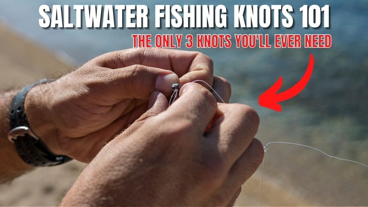 Saltwater Fishing Knots 101 (The Only 3 Knots You Really Need) 