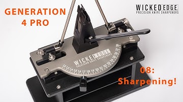 08 Sharpening a Knife - Wicked Edge Generation 4 Pro Instructions