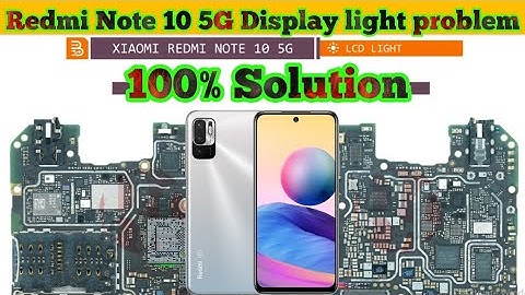 Redmi Note 10 5G Display light not working problem jumper solution|#thesoilboy