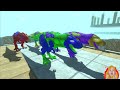 Super Team Superheroes T-rex vs dinosaurs Speed Race Championship Hunting Found arbs