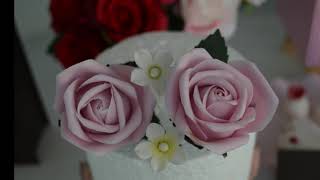 Massa de flores para bolos.