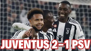 Juventus Vs Psv 2-1 Champions League Knockout Phase Playoffs 1St Leg