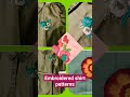 embroidered patterns 2023💚💚#youtubeshorts #handwork #fashion #trending#viral