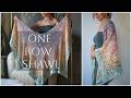 How to Crochet the Beginner Friendly Gouina Shawl | Easy One-Row Repeat Tutorial