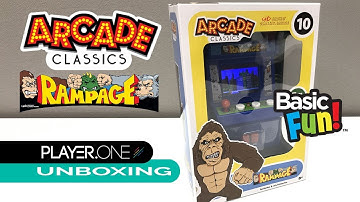 PlayerOne Unboxing Basic Fun Toys Arcade Classics RAMPAGE -Walmart Exclusive