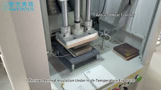 Thermal insulation performance of Aerogel Fiberglass Felt through real-time temperature measurement