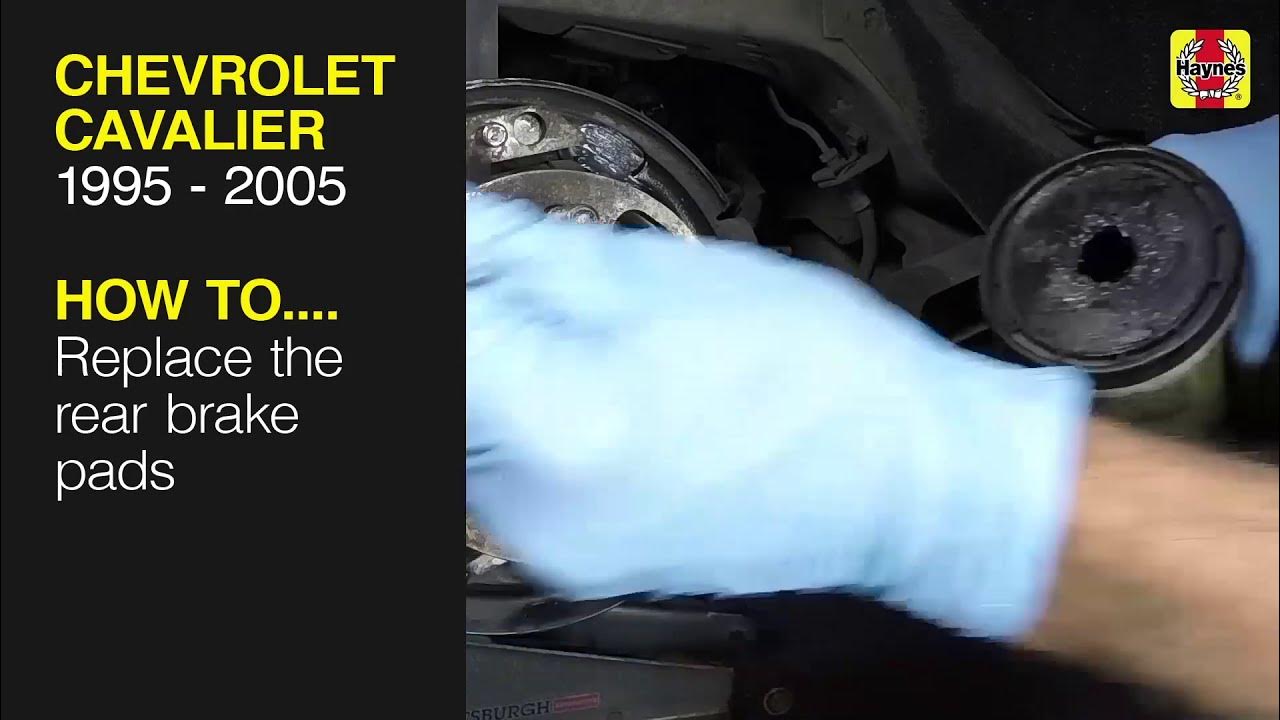 How to Replace the rear brake pads on the Chevrolet Cavalier 1995 to