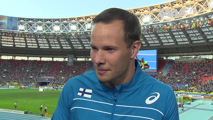 Moscow 2013 - Tero PITKAMAKI FIN- Javelin Throw men - Final - Silver