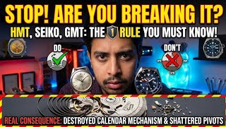 How to Use an AUTOMATIC Watch Without Breaking it