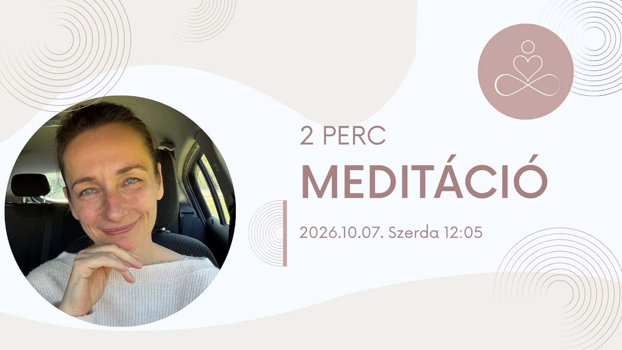 2 perc elcsendesedéssel jelentkezünk minden szerdán 12:05-kor élőben a Facebook oldalamon:
https://www.facebook.com/kinaiasztrologia
Még több videót és tartalmat a honlapomon találsz:
www.meditacio.com