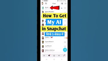 How to Get My AI in Snapchat || Snapchat my ai kaise laye