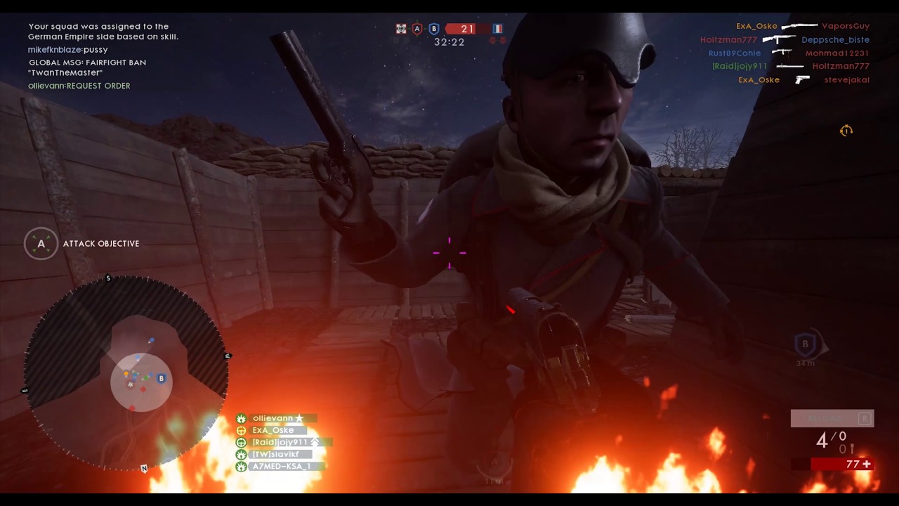 Battlefield 1 CTE | Nivelle Nights Gameplay