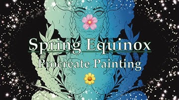 Spring Equinox ✧✦ Vitiligo Art ✦✧ Procreate Digital Painting