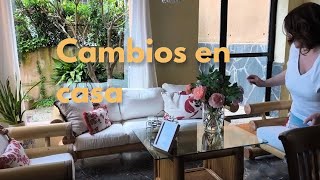 Cambios en casa: Decorar con rosas del jardín y organizar la cocina